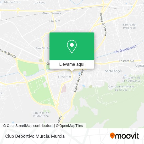 Mapa Club Deportivo Murcia