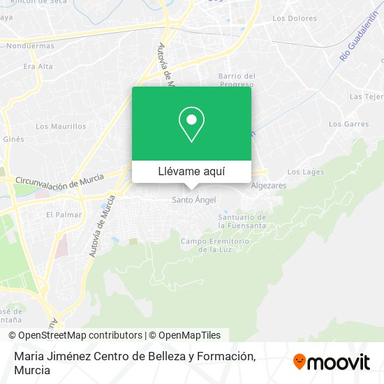 Mapa Maria Jiménez Centro de Belleza y Formación