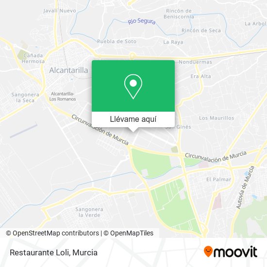 Mapa Restaurante Loli