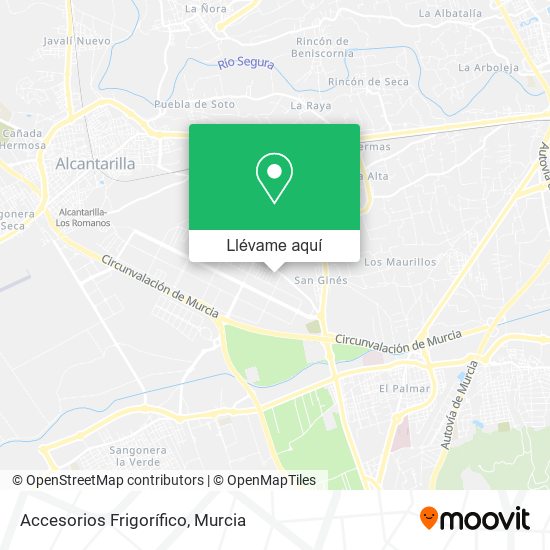 Mapa Accesorios Frigorífico