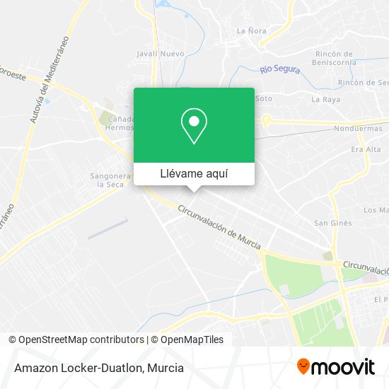 Mapa Amazon Locker-Duatlon