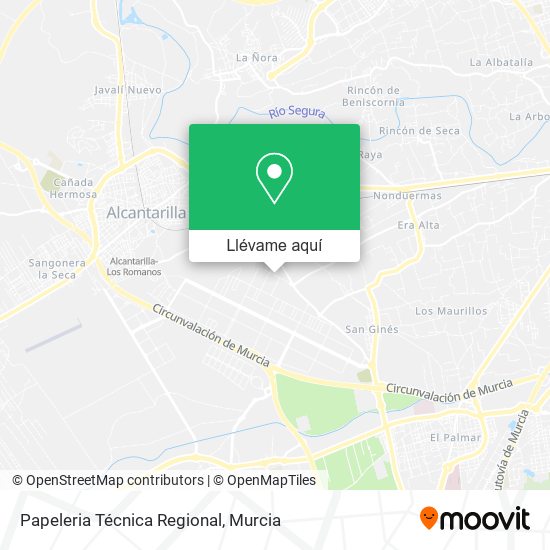 Mapa Papeleria Técnica Regional