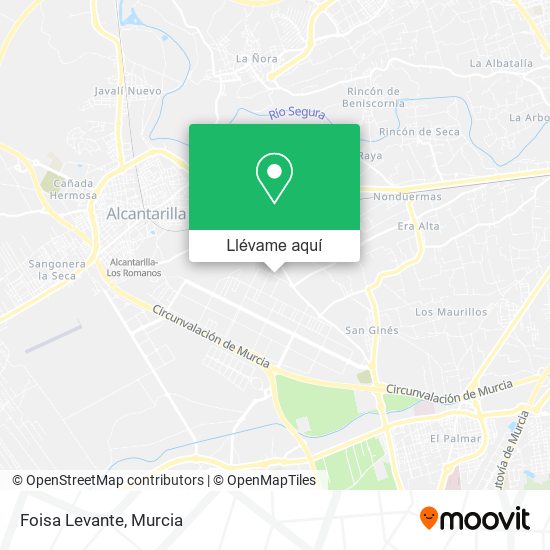 Mapa Foisa Levante