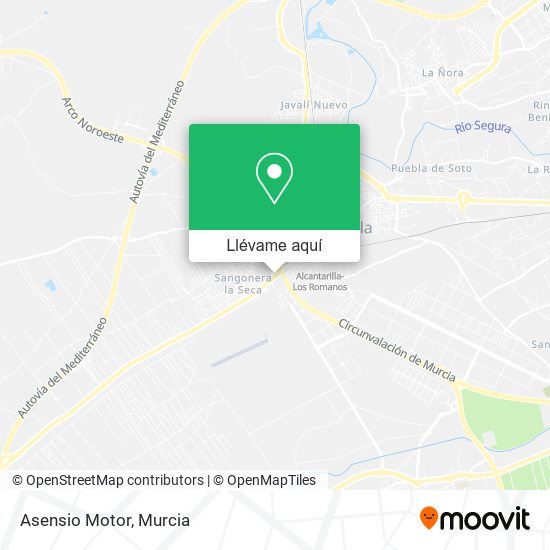 Mapa Asensio Motor