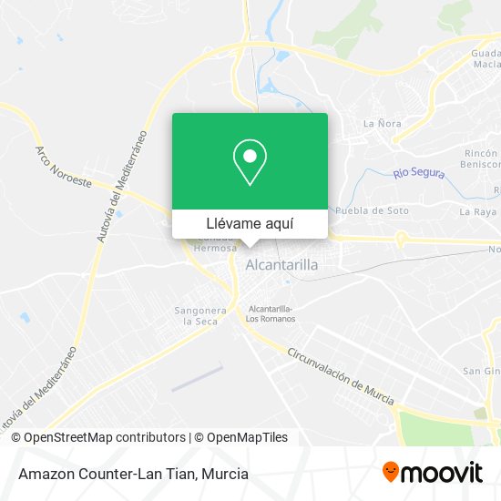 Mapa Amazon Counter-Lan Tian