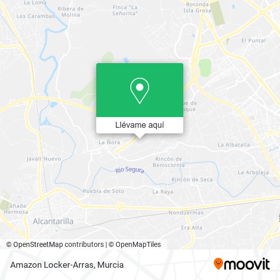 Mapa Amazon Locker-Arras
