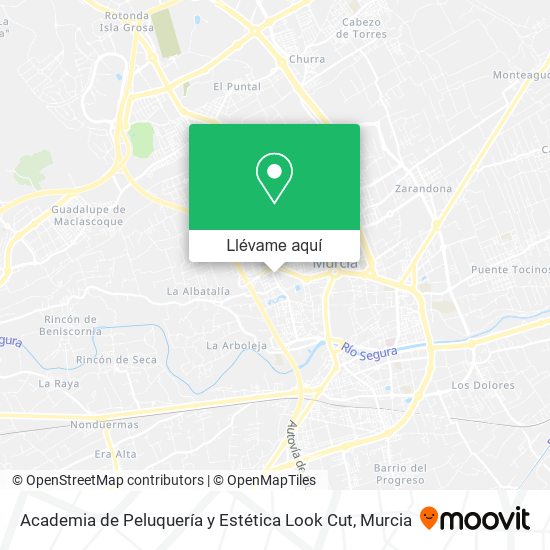 Mapa Academia de Peluquería y Estética Look Cut