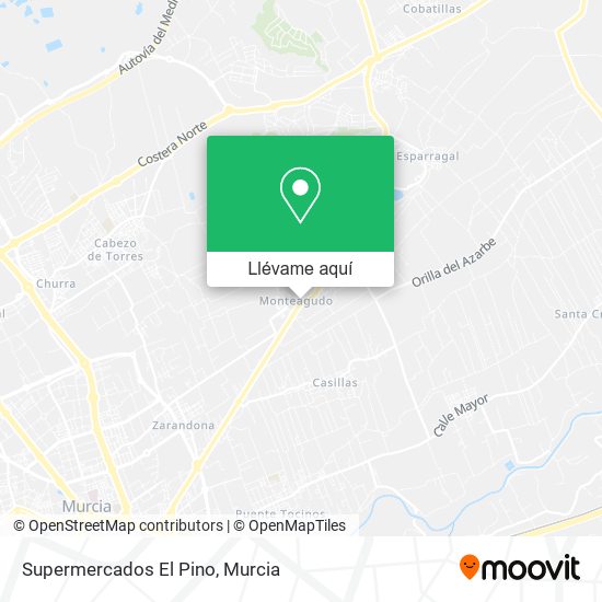 Mapa Supermercados El Pino