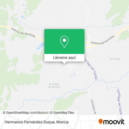 Mapa Hermanos Fernández Duque