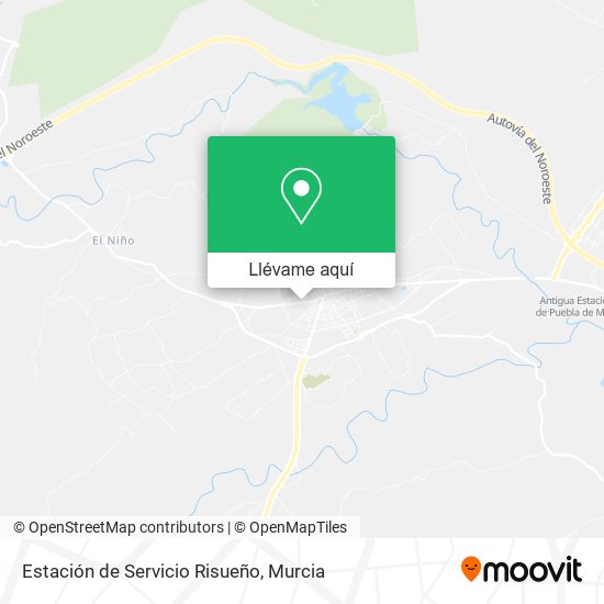 Mapa Estación de Servicio Risueño