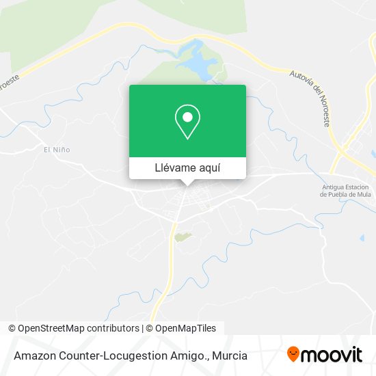 Mapa Amazon Counter-Locugestion Amigo.