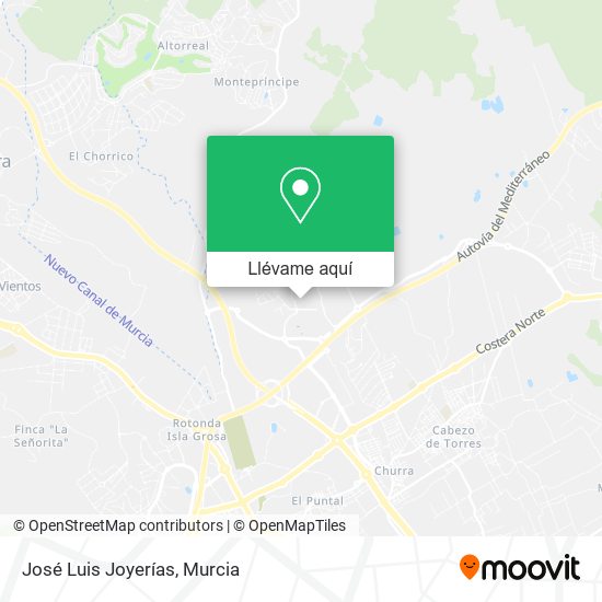 Mapa José Luis Joyerías