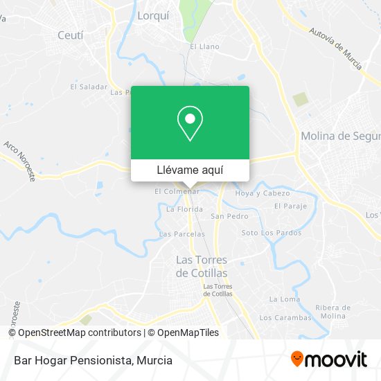 Mapa Bar Hogar Pensionista