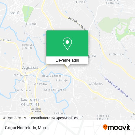 Mapa Gogui Hostelería