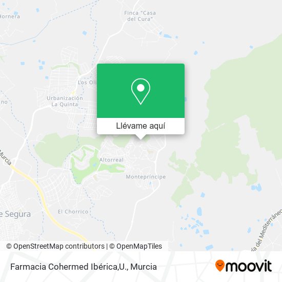 Mapa Farmacia Cohermed Ibérica,U.
