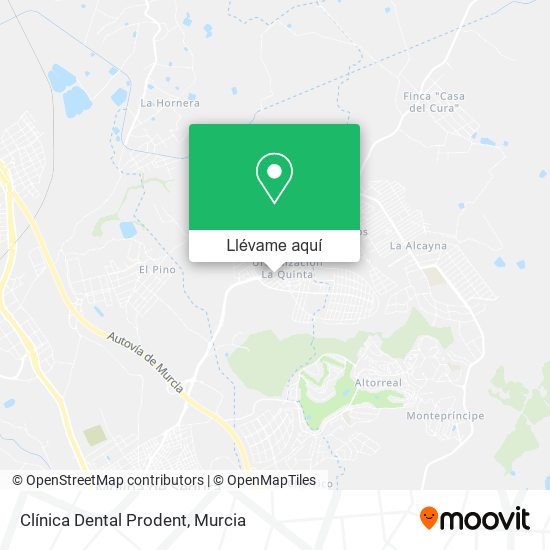 Mapa Clínica Dental Prodent