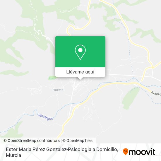 Mapa Ester Maria Pérez Gonzalez-Psicologia a Domicilio