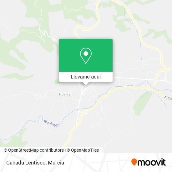 Mapa Cañada Lentisco