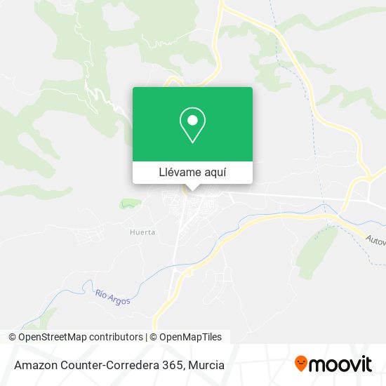 Mapa Amazon Counter-Corredera 365