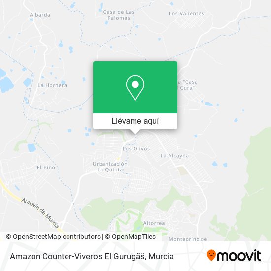Mapa Amazon Counter-Viveros El Gurugãš