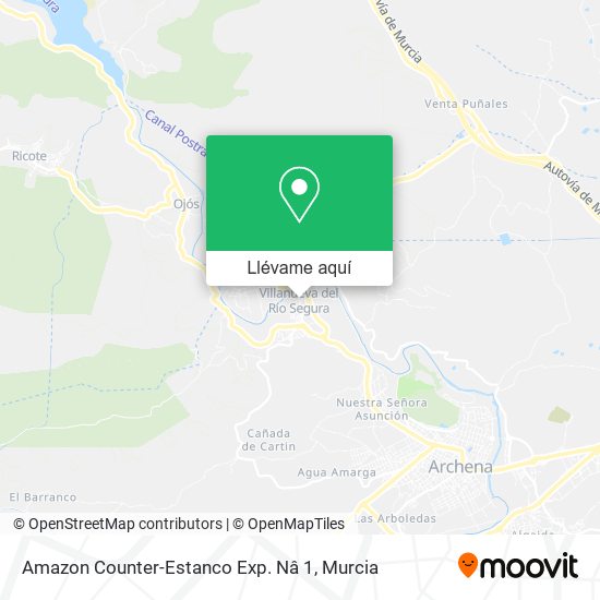 Mapa Amazon Counter-Estanco Exp. Nâ 1