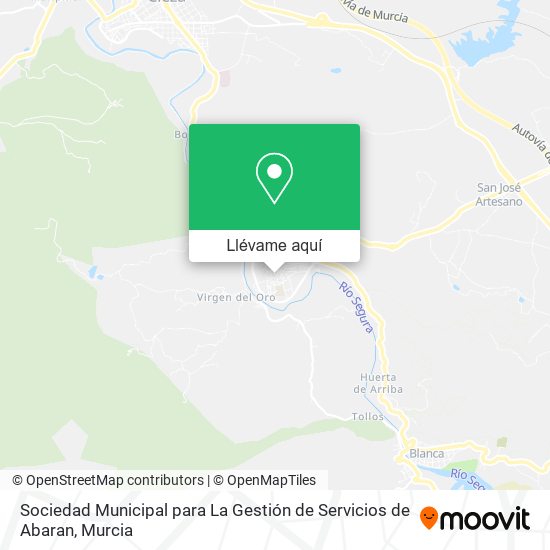 Mapa Sociedad Municipal para La Gestión de Servicios de Abaran