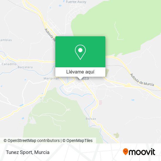 Mapa Tunez Sport