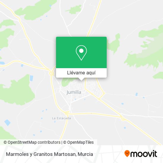 Mapa Marmoles y Granitos Martosan
