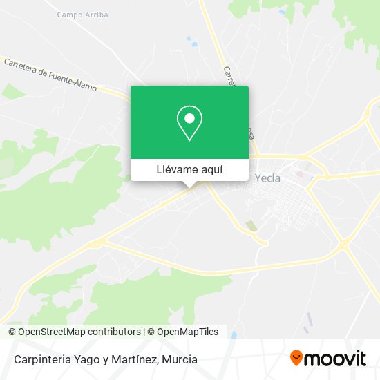 Mapa Carpinteria Yago y Martínez