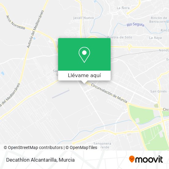 Mapa Decathlon Alcantarilla