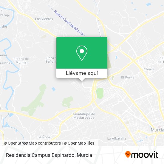 Mapa Residencia Campus Espinardo