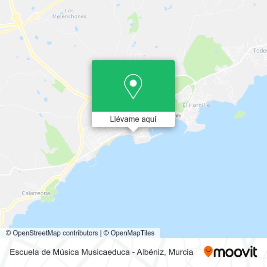 Mapa Escuela de Música Musicaeduca - Albéniz