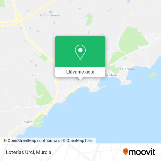 Mapa Loterías Urci