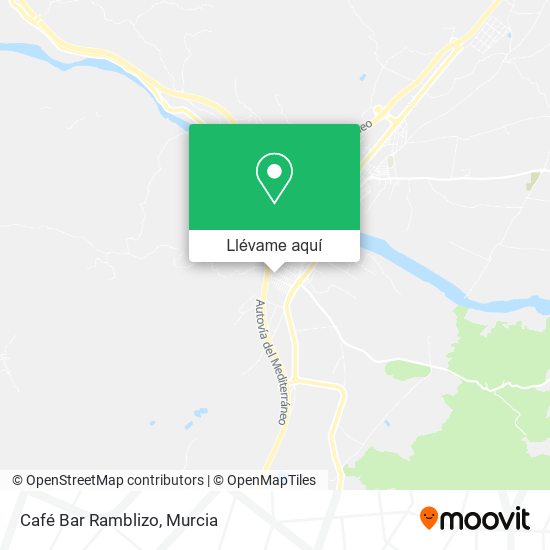 Mapa Café Bar Ramblizo