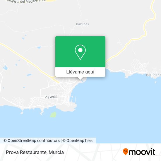 Mapa Prova Restaurante