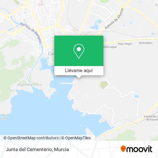 Mapa Junta del Cementerio
