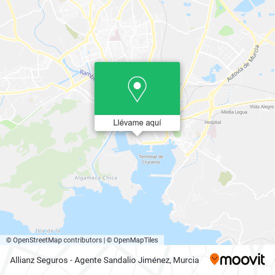 Mapa Allianz Seguros - Agente Sandalio Jiménez