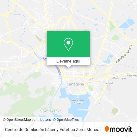 Mapa Centro de Depilación Láser y Estética Zero