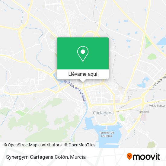 Mapa Synergym Cartagena Colón