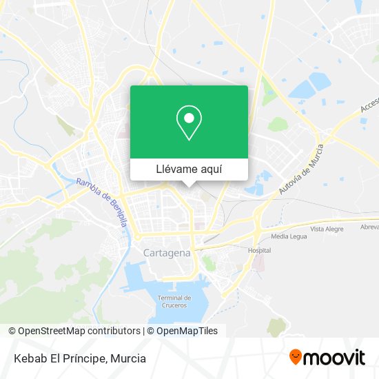 Mapa Kebab El Príncipe