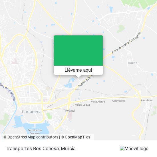 Mapa Transportes Ros Conesa