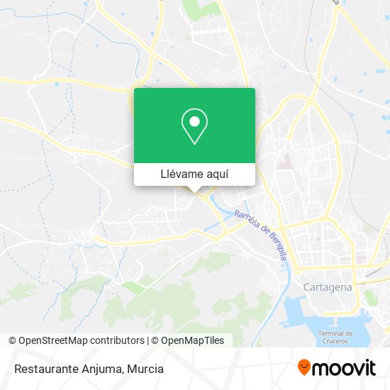 Mapa Restaurante Anjuma