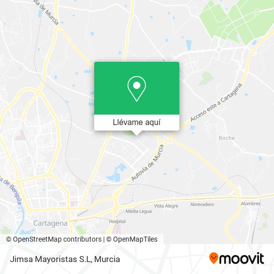 Mapa Jimsa Mayoristas S.L