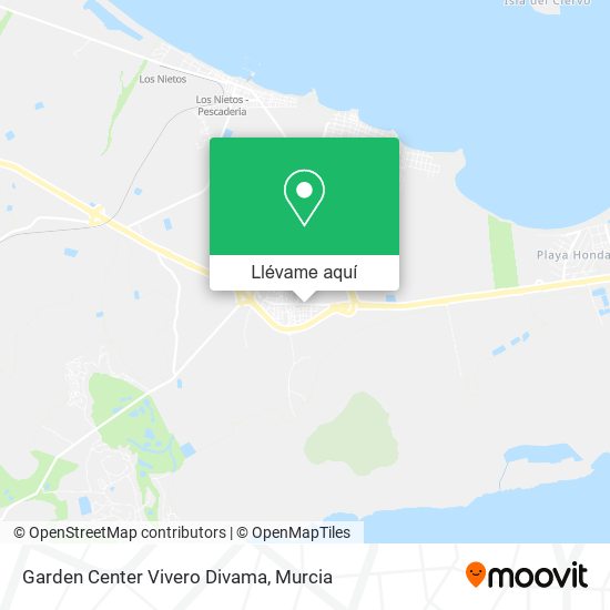 Mapa Garden Center Vivero Divama