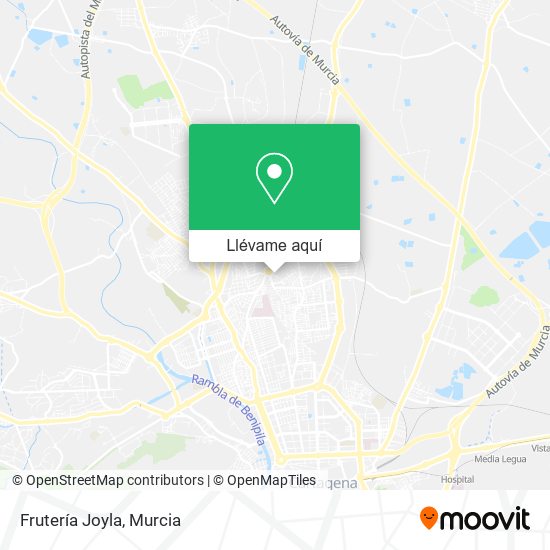 Mapa Frutería Joyla