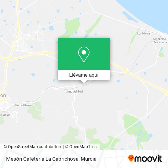 Mapa Mesón Cafetería La Caprichosa