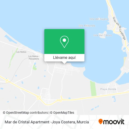 Mapa Mar de Cristal Apartment -Joya Costera