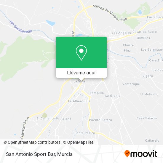 Mapa San Antonio Sport Bar