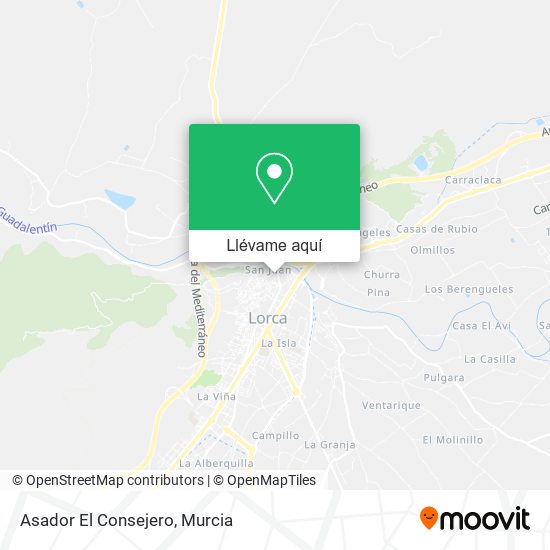 Mapa Asador El Consejero