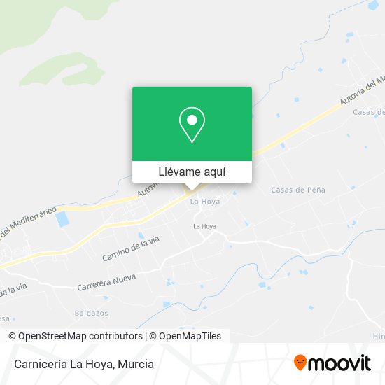 Mapa Carnicería La Hoya